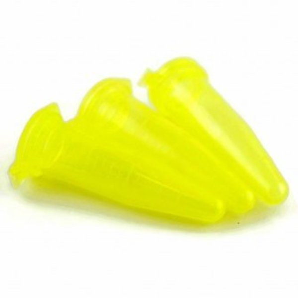 Scientific Specialties Micro-Tubes, Graduated, Non-Stick, 1.5ml, Yellow, 500/PK 145530Y